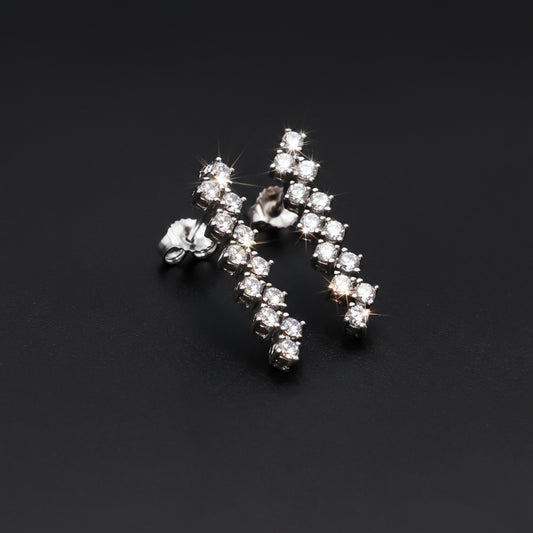 boucles modèles diamants