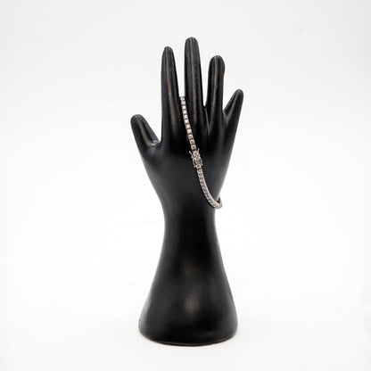 Bracelete modéle diamant en argent 925