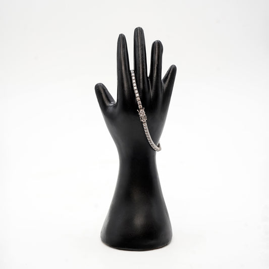 Bracelete modéle diamant en argent 925