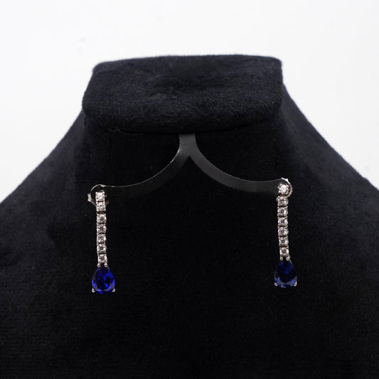 Boucles d’oreilles modèles diamants en argent 925