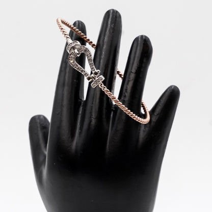 Bracelet fred modèle diamant en argent 925