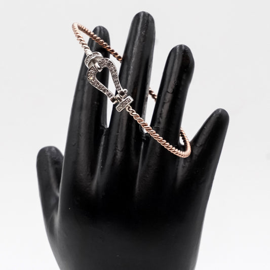 Bracelet fred modèle diamant en argent 925