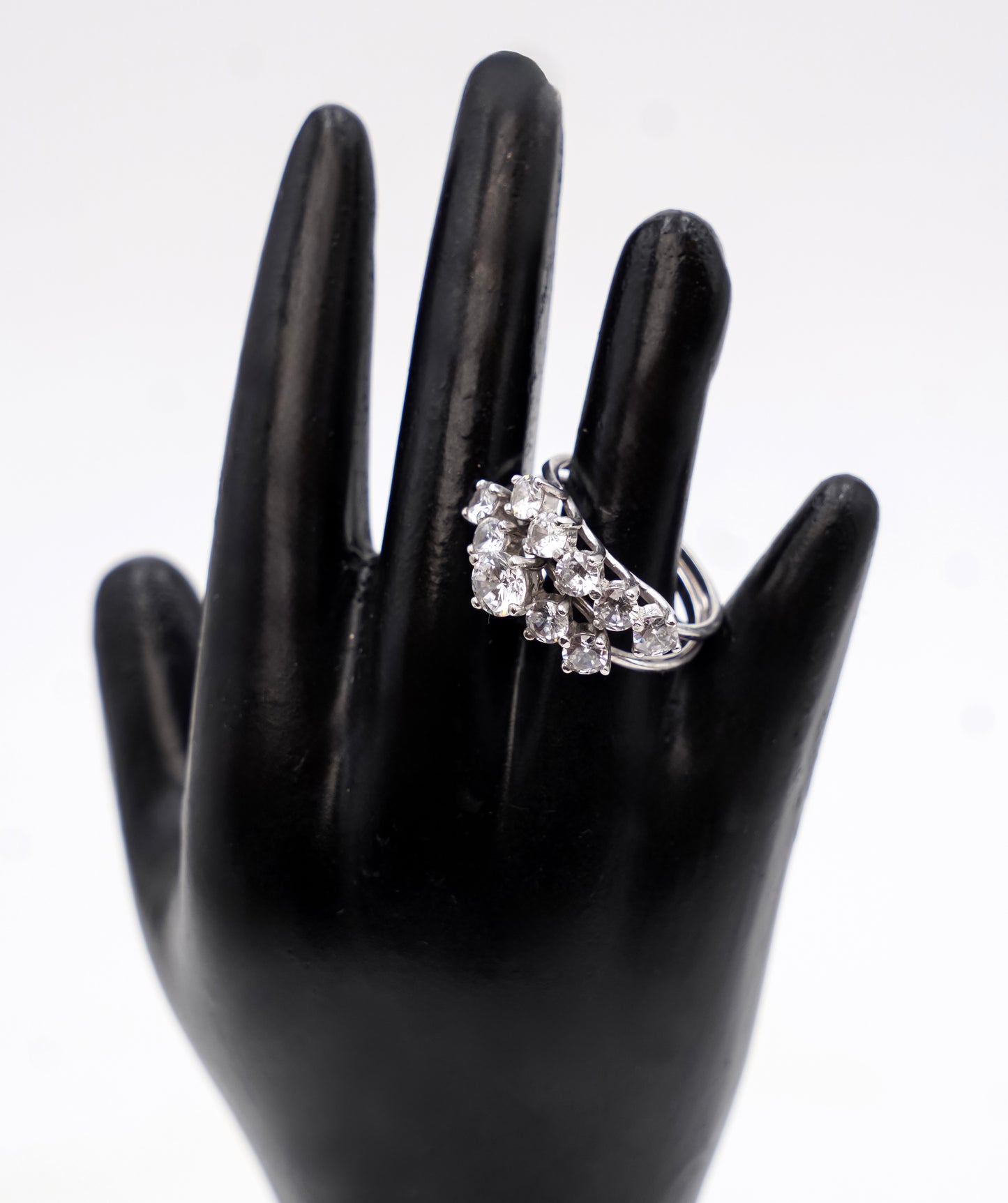 Alliance et solitaire modèles diamants en argent 925